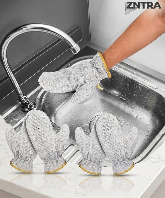 Steel Mesh Dishwashing Gloves (Set of 2)